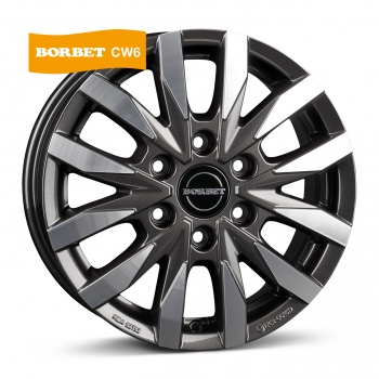 Borbet CW6 mistral anthracite glossy polished